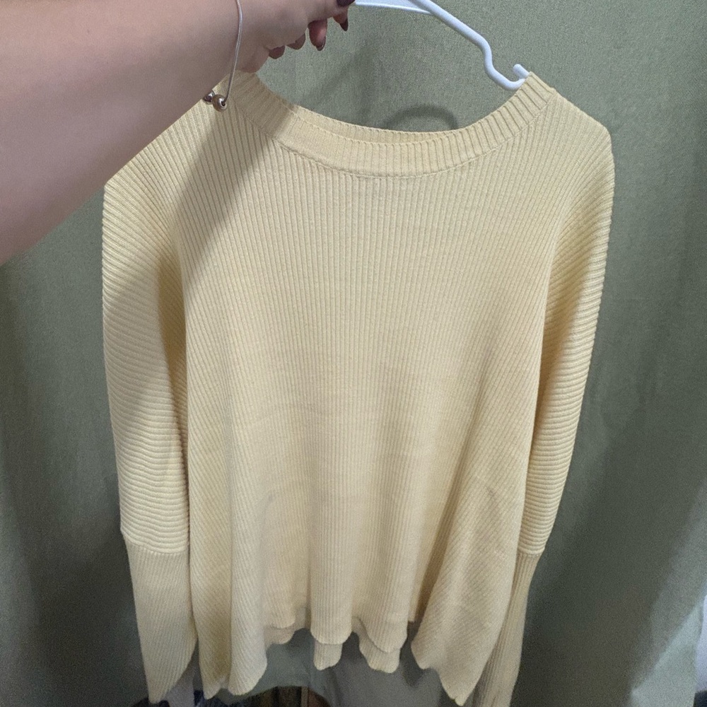 Women's Butter yellow sweater
